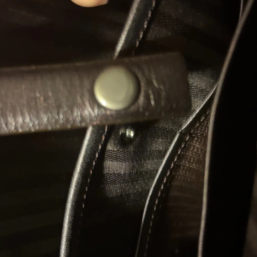 Tumi Brown Nylon and Leather Laptop Bag